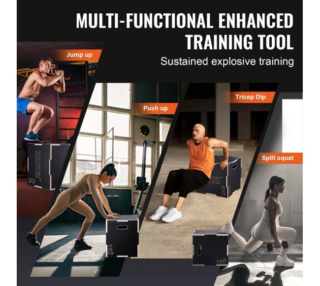 3 in 1 šuolių dėžė, 504540 cm4