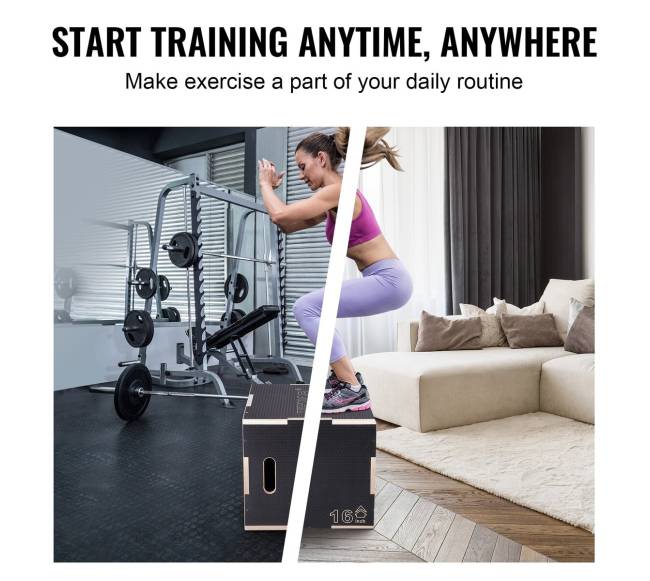 3 in 1 šuolių dėžė, 504540 cm5