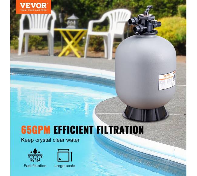 Smėlio filtras baseinams su 7 funkcijomis1