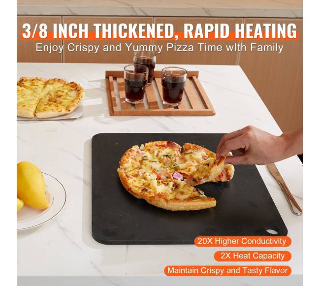 Grūdintas plieninis picos akmuo kepimui2