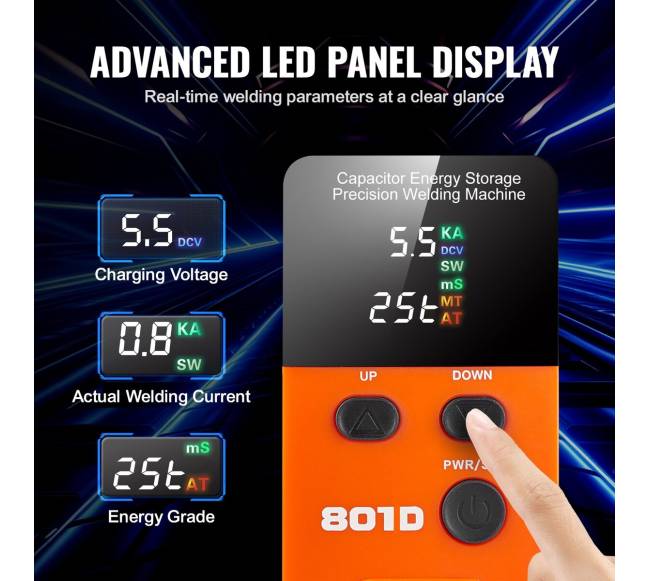 Baterijų taškinis suvirintuvas 801D4