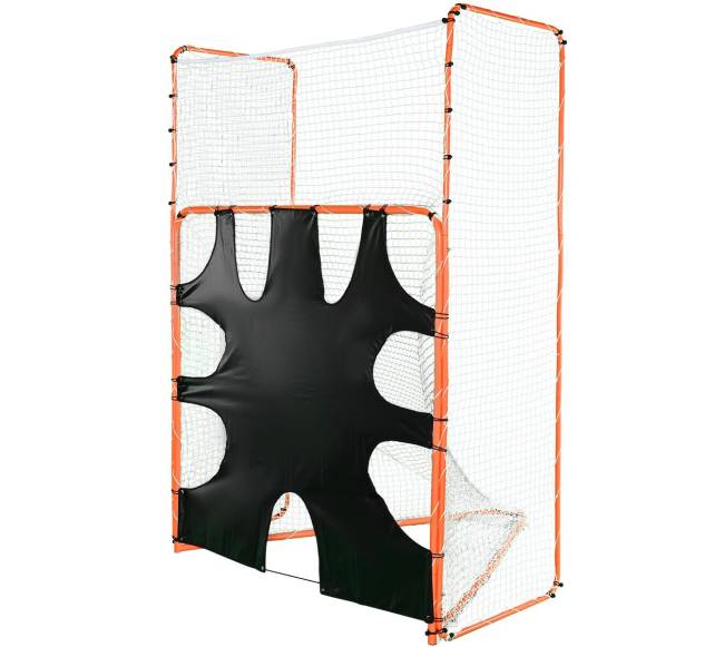 3-in-1 lakroso vartai su atšokliuka ir taikiniu0