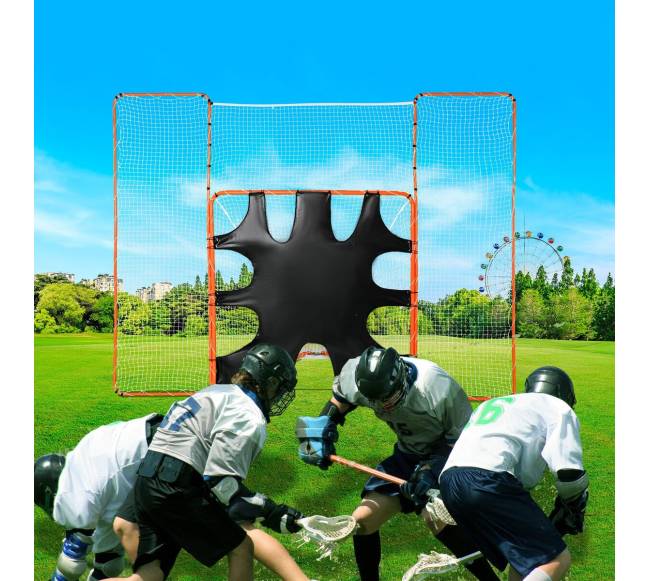 3-in-1 lakroso vartai su atšokliuka ir taikiniu7