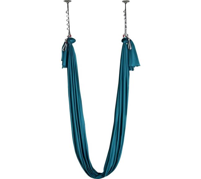 Oro šilkas ir jogos sūpusėlis, žalias0