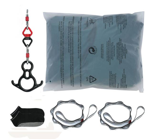 Oro šilkas ir jogos sūpusėlis, žalias8