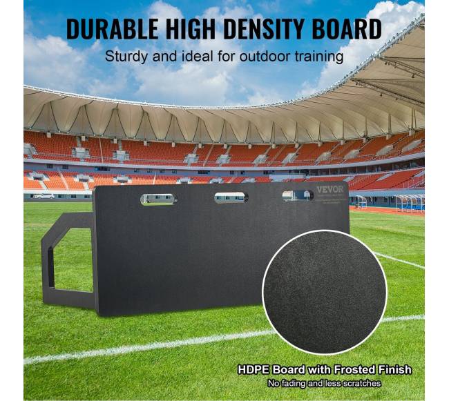 Futbolo atmušimo sienelė 100x40 cm su dviem kampais3