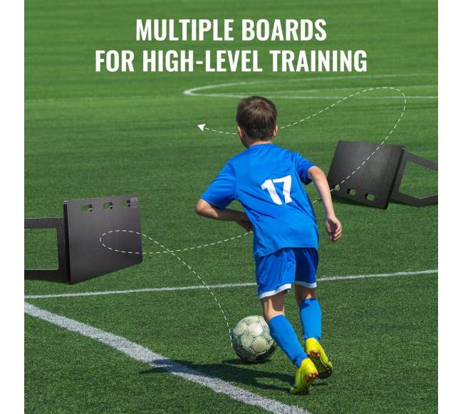 Futbolo atmušimo sienelė 100x40 cm su dviem kampais5