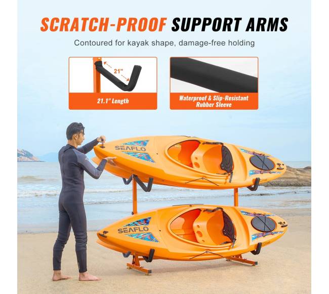 Laisvai pastatoma kajakų saugykla keturiems3