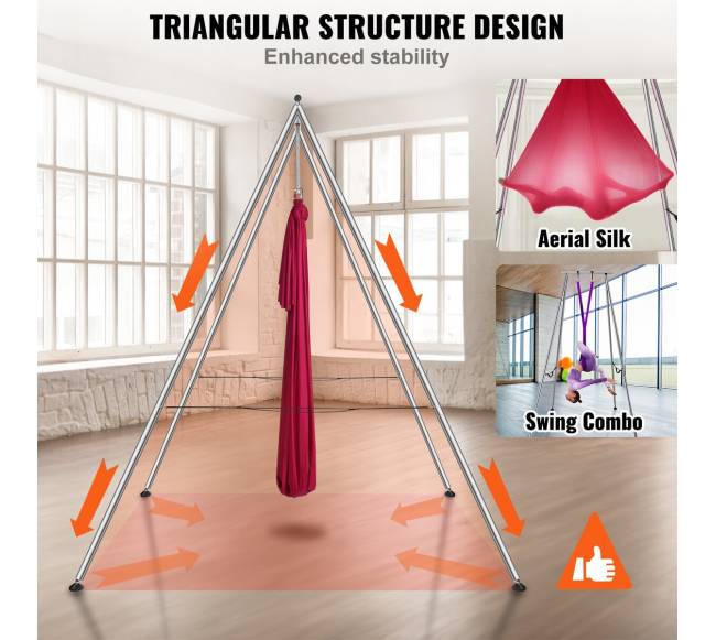 Aero joga rėmas su hamaku, 2.95 m aukščio4