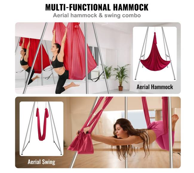 Aero joga rėmas su hamaku, 2.95 m aukščio5