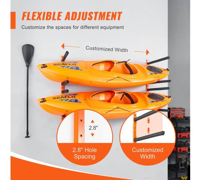 Sieninis keturių vietų laikiklis baidarėms2