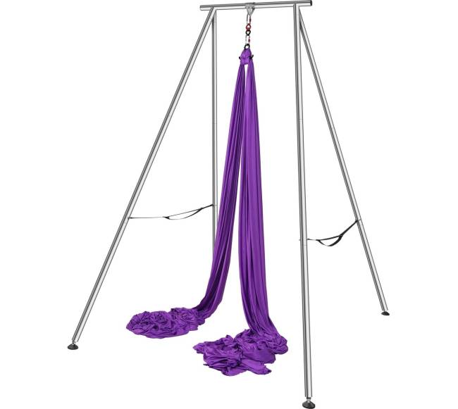 Oro jogos stovas su hamaku, violetinis10