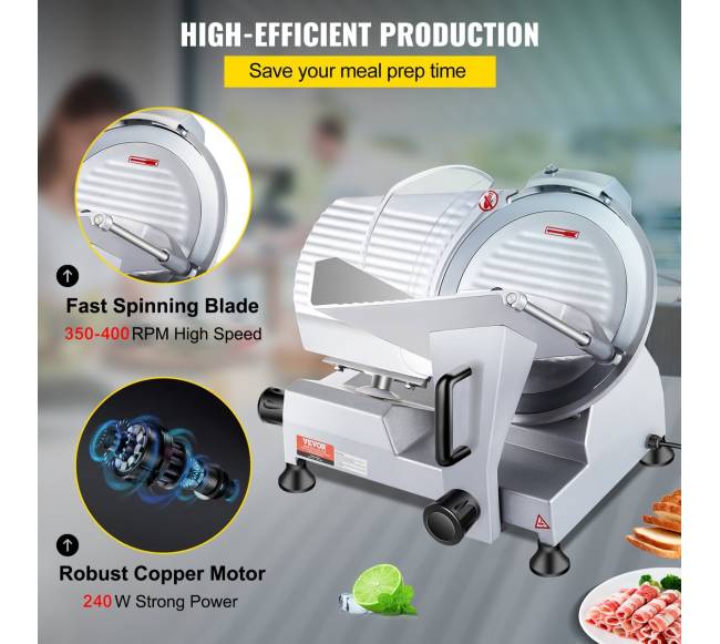 Elektrinė maisto pjaustyklė su 240W varikliu4