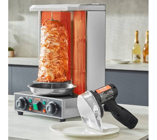 Belaidė elektrinė kebabų pjaustyklė 2 ašmenys7