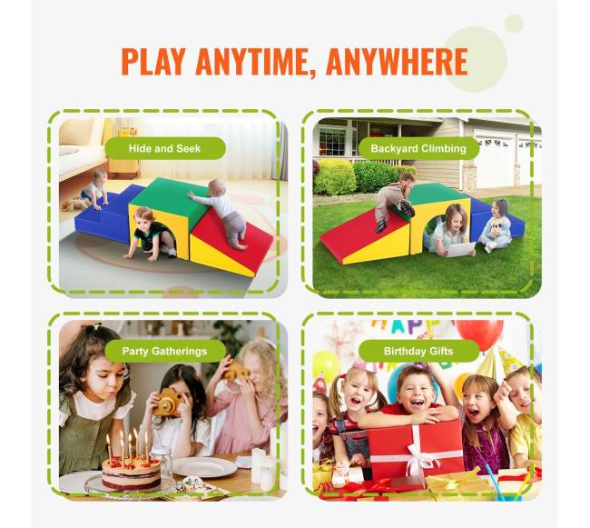 Viengubas tunelio laiptuoklis vaikams, 3 vnt.5