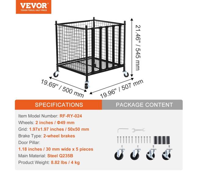 Riedantysis sporto kamuolių laikymo vežimėlis6