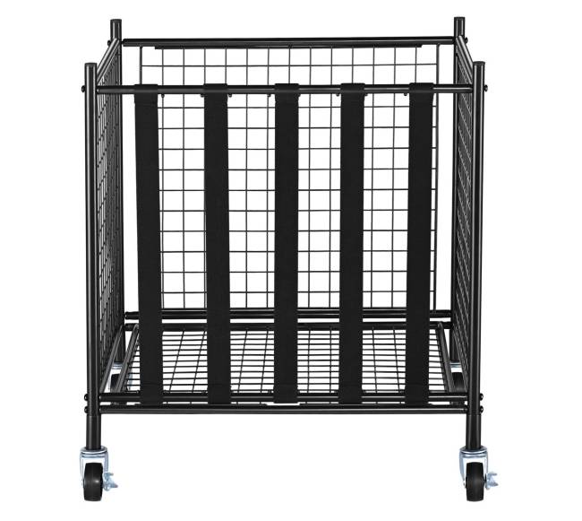 Riedantysis sporto kamuolių laikymo vežimėlis10