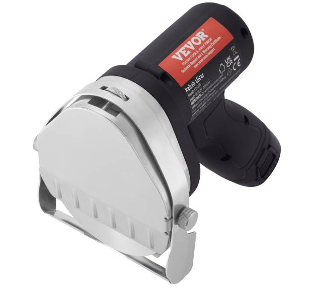 Elektrinis šašlykų peilis be laidų su 2 ašmenimis8