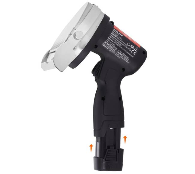 Elektrinis šašlykų peilis be laidų su 2 ašmenimis10