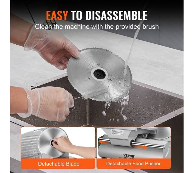 Elektrinė mėsos pjaustyklė 180W su reguliuojamu storumu4