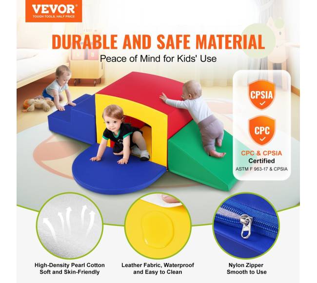 Minkštos vaikų laipiojimo žaislų komplektas1