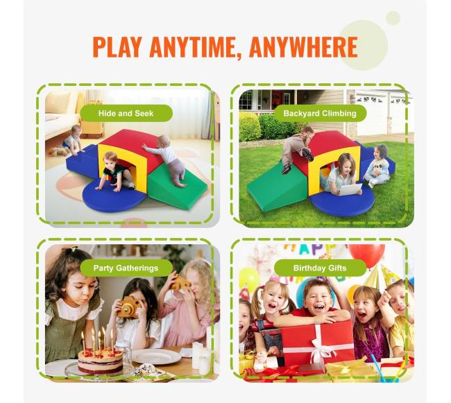 Minkštos vaikų laipiojimo žaislų komplektas5