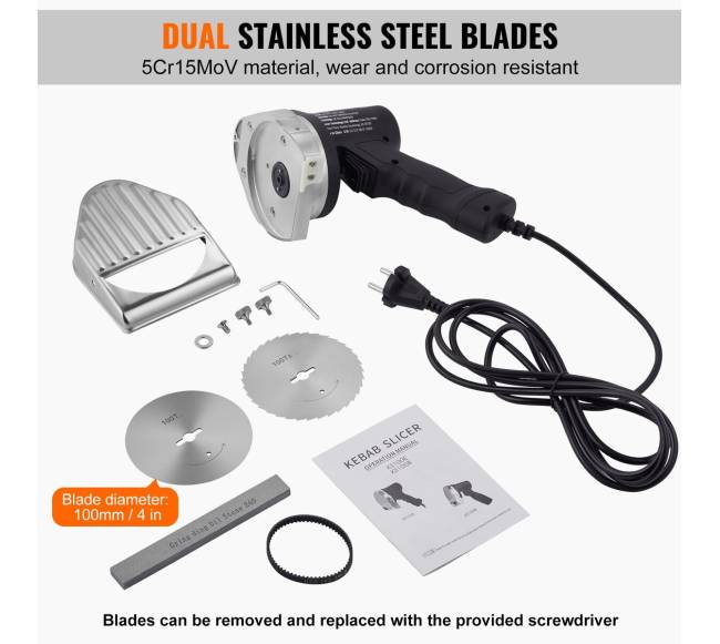 Elektrinis šašlykų peilis su dviem peiliais3