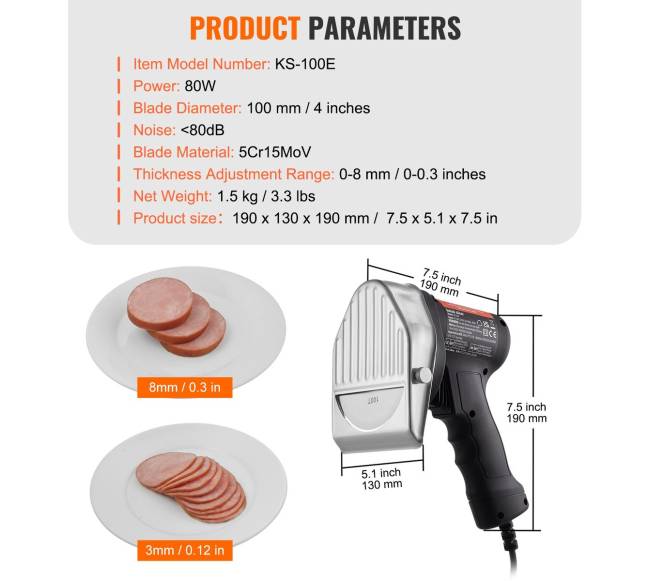 Elektrinis šašlykų peilis su dviem peiliais6