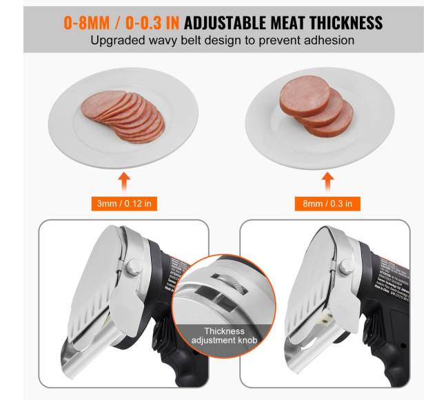 Elektrinis kebabų peilis su 2 ašmenimis2