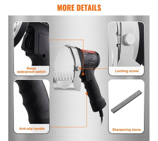 Elektrinis kebabų peilis su 2 ašmenimis5