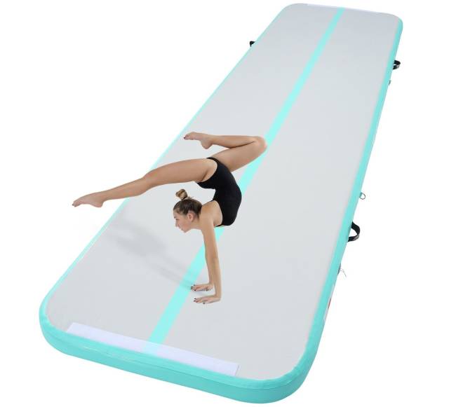Pripučiama akrobatikos kilimėlis su pompa0