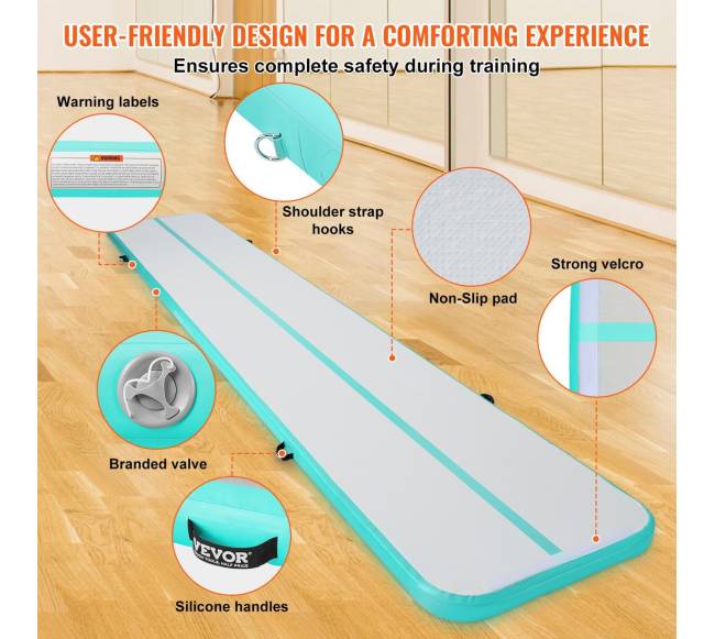 pripučiamas gimnastikos kilimėlis su pompa4