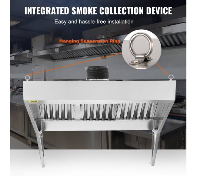 Komercinė išmetimo gaubto sistema virtuvės restoranams4