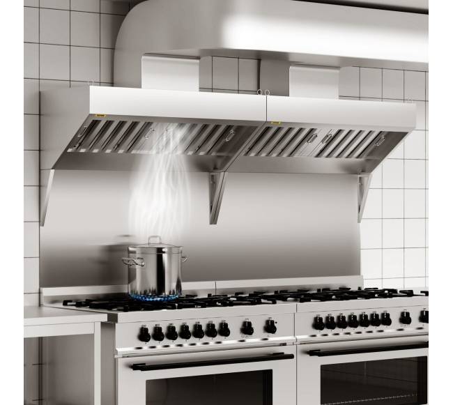 Komercinis ištraukimo gaubtas, 8 pėdų7