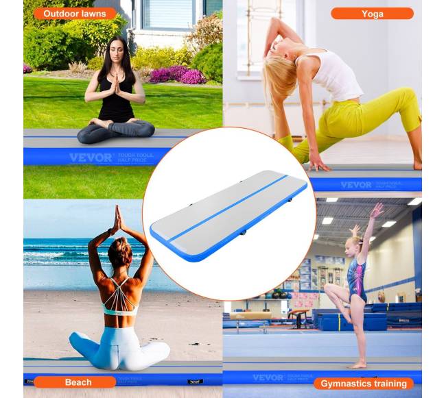 10 pėdų pripučiama gimnastikos kilimėlis5