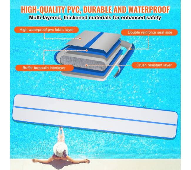 6 metrų gimnastikos kilimėlis su pompa2