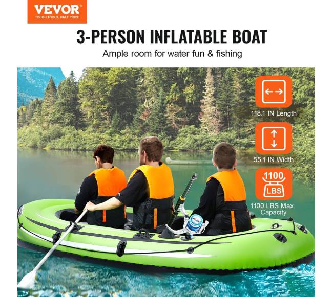 Pripučiamas 5 vietų žvejybinis valtis1