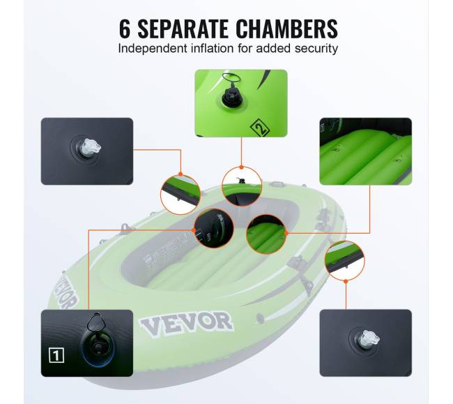 Pripučiamas 5 vietų žvejybinis valtis3