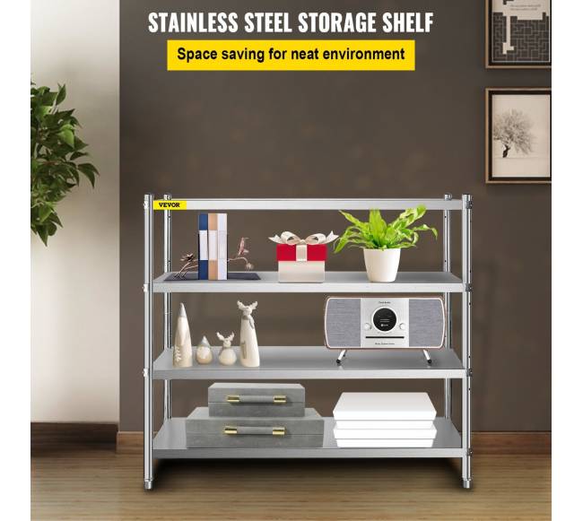 4 aukštų nerūdijančio plieno lentyna1