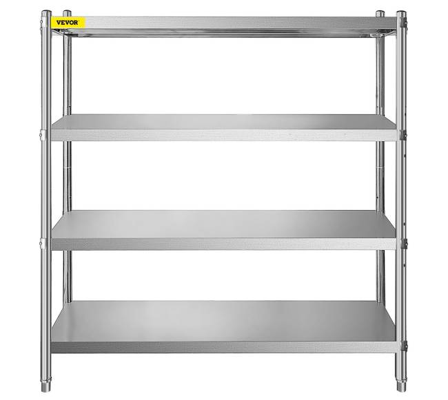 4 aukštų nerūdijančio plieno lentyna9