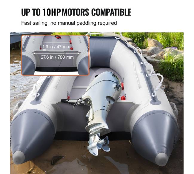 Pripučiama keturvietė valtis su transu4