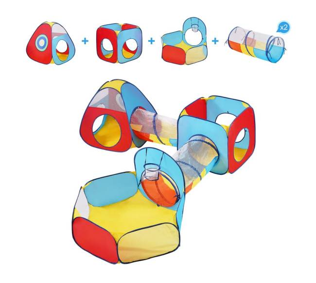 5 viename vaikų žaidimų palapinė su tuneliu8
