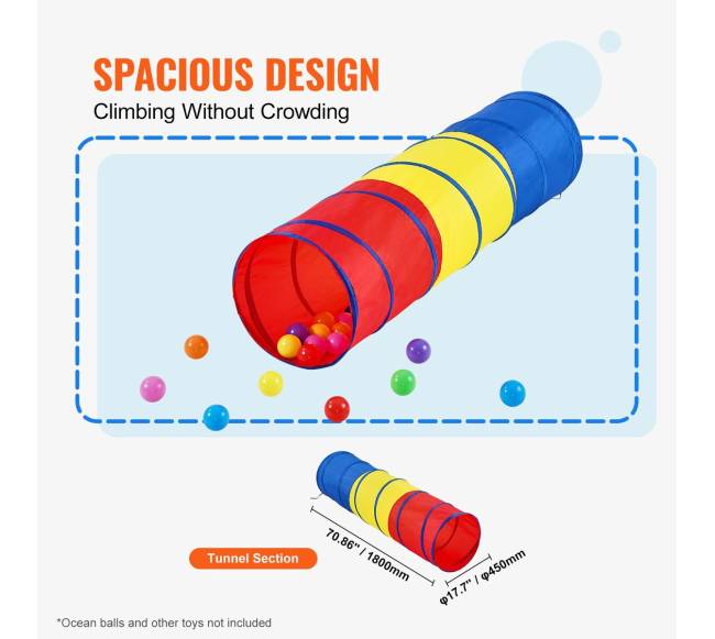Vaikiškas tunelis žaidimams patalpose ir lauke2