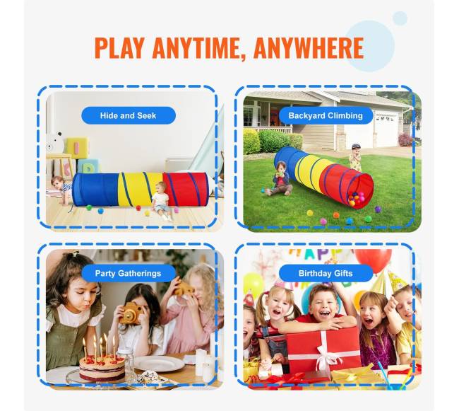 Vaikiškas tunelis žaidimams patalpose ir lauke5