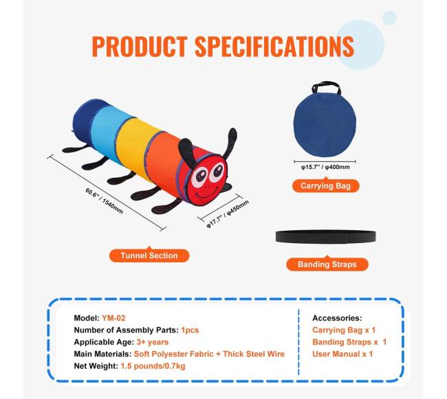 Vaikiškas palapinės tunelis vikšras6