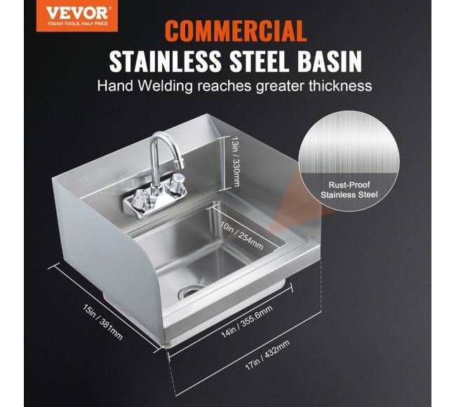 Nerūdijančio plieno sieninis plautuvas1