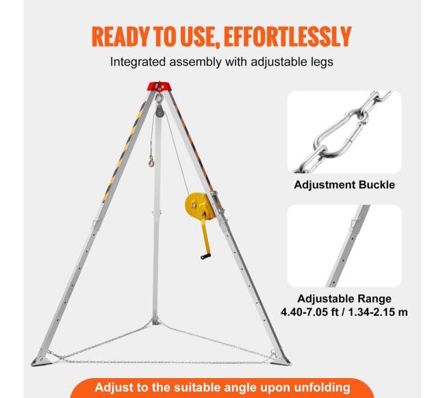 Gelbėjimo trikojo komplektas uždaroms erdvėms4