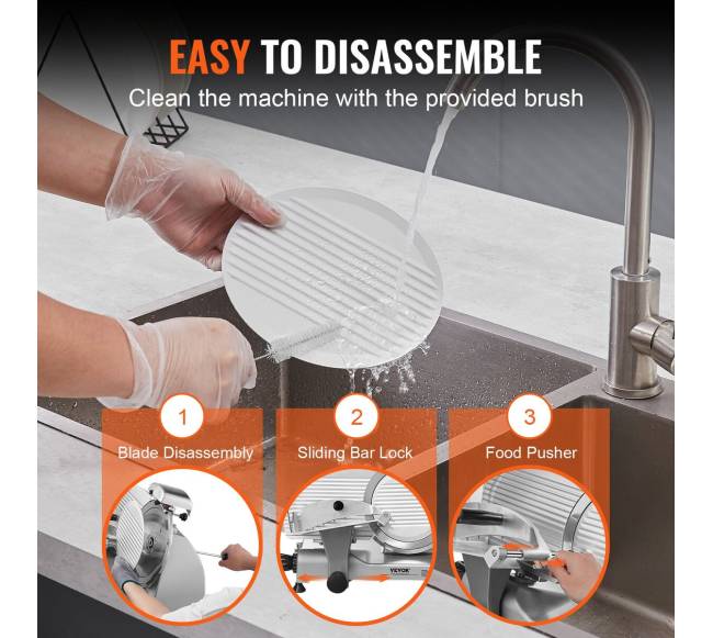 Elektrinė mėsmalė su tekintuvu 340W4