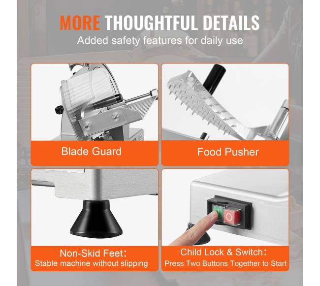 Elektrinė mėsmalė su tekintuvu 340W5