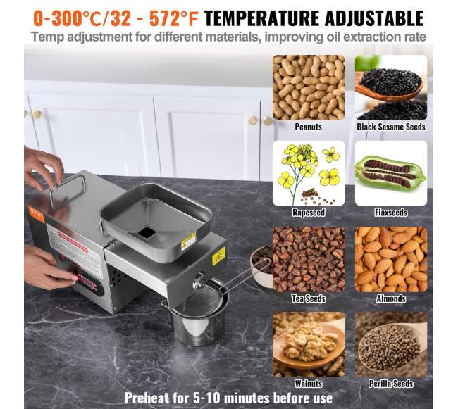 Elektrinė aliejaus spaudimo mašina, 850W2